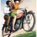 Nel 1947 riprese a pieno ritmo la sua attivit di pubblicitario, realizzando rclame per importanti marchi: dalle moto Gilera (manifesto conservato al Museo Nazionale Collezione Salce di Treviso)